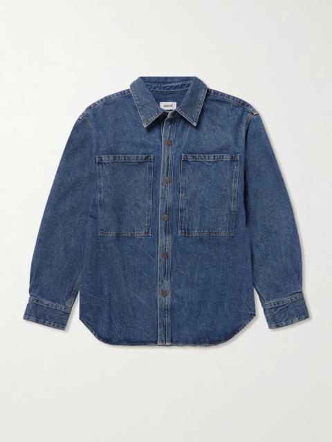 AGOLDE Atticus Denim Shirt Blue
