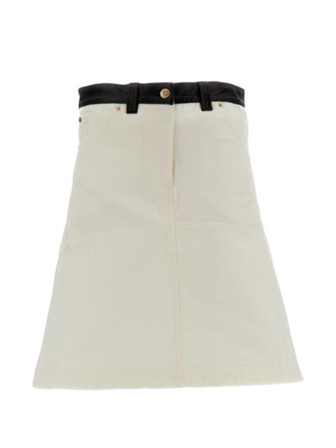 WALES BONNER A-line midi skirt