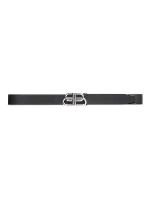 BALENCIAGA Men's BB Large Belt - Black