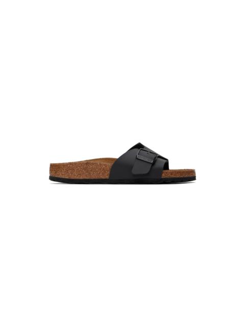 Black Narrow Catalina Sandals