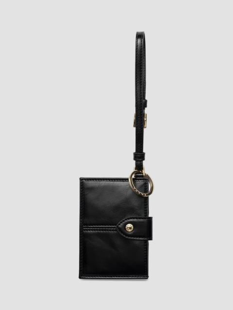 Prada Women's Leather Card Holder - Black