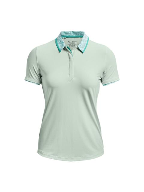 Under Armour (WMNS) Under Armour Iso-Chill Polo Shirt 'Light Green' 1370132-936