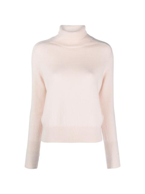 roll-neck wool jumper