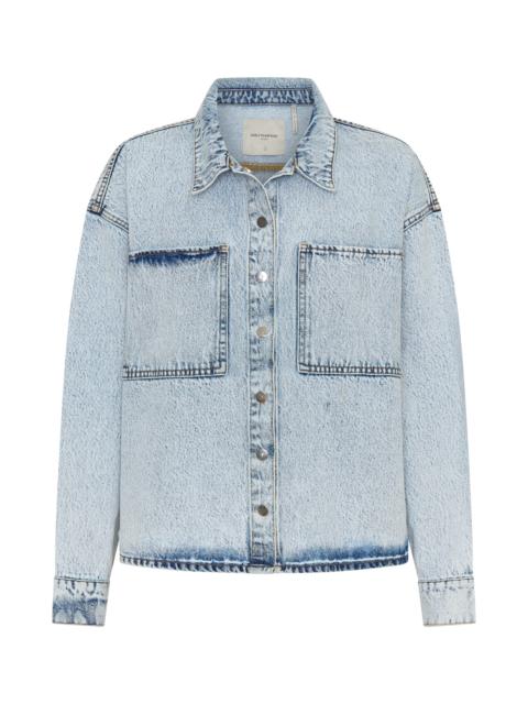 ONE TEASPOON Je T'Aime Denim Shacket - Whisper Blue