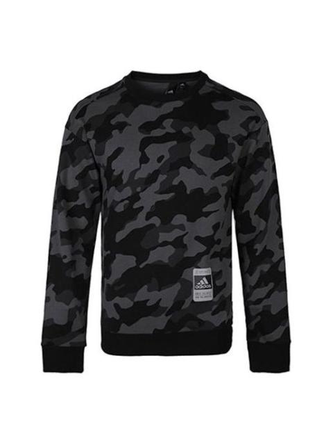 adidas U2 Gfx Cs Lng Sweatshirt 'Black Grey' FJ0168