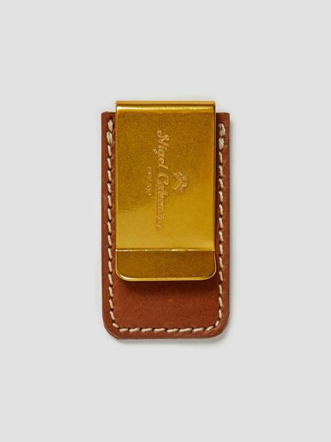 Nigel Cabourn Money Clip in Tan