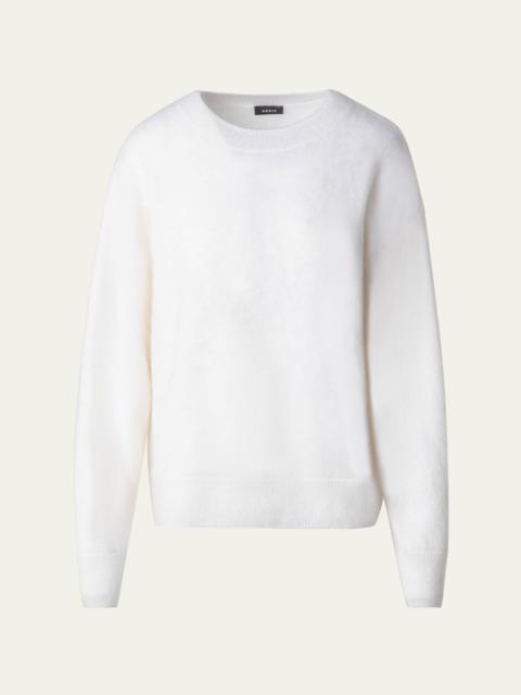 AKRIS Brushed Cashmere Knit Sweater