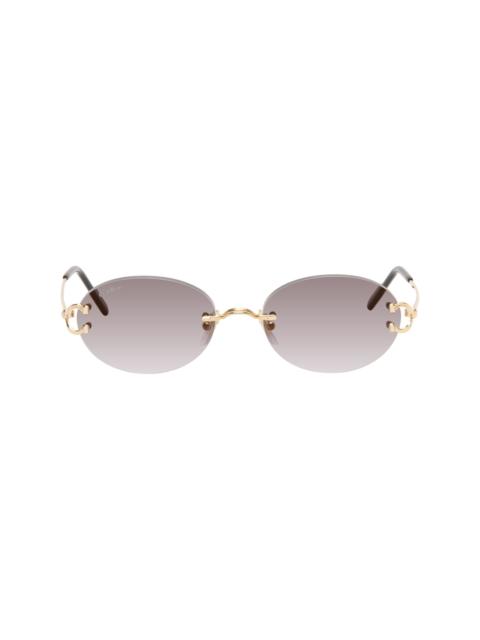 Cartier Gold Classic C Motif Sunglasses