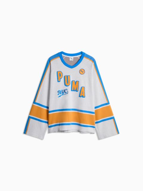 PUMA NYC Men's Oversized Hockey Jersey