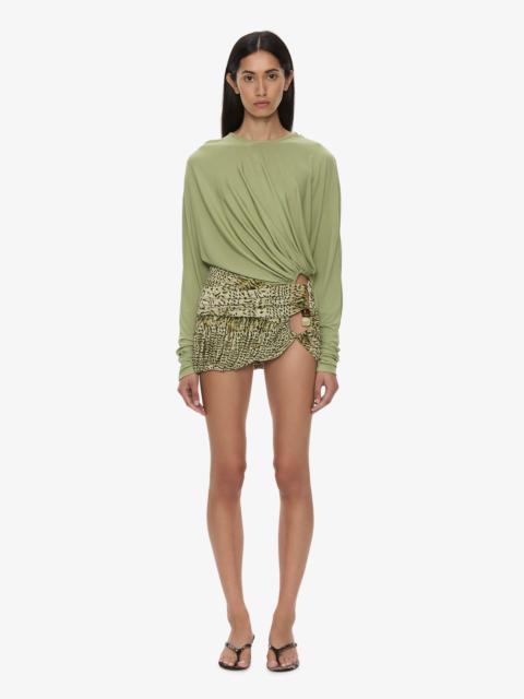 CHRISTOPHER ESBER Beach Glass Bubble Mini Skirt