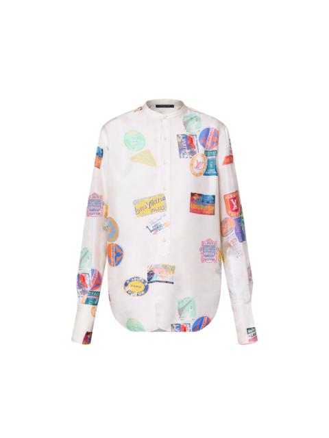Louis Vuitton Mahina Patch Silk Shirt
