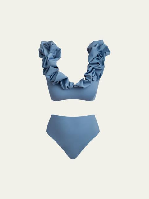 MAYGEL CORONEL Lucila High-Rise Two-Piece Swimsuit