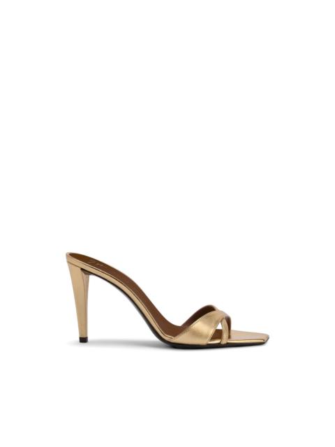 Giuseppe Zanotti Intriigo square toe heeled sandals
