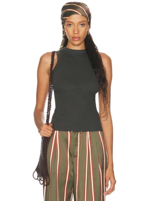 Enza Costa Cashmere Rib Tank Top