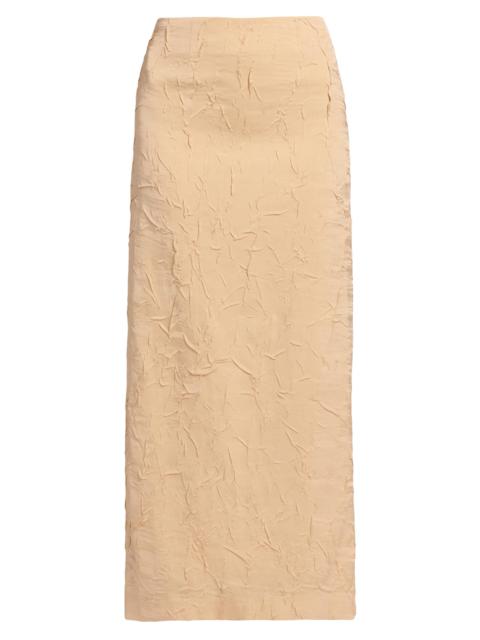 ULLA JOHNSON Women's Inez Satin Pencil Maxi Skirt - Driftwood