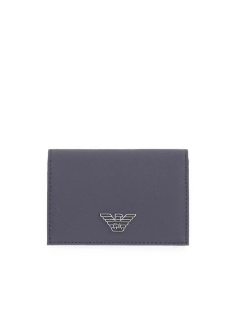 EMPORIO ARMANI logo-plaque cardholder