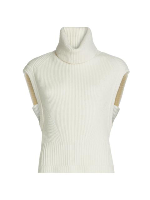 SIMKHAI Women's Maple Ribbed Sleeveless Top - Ivory