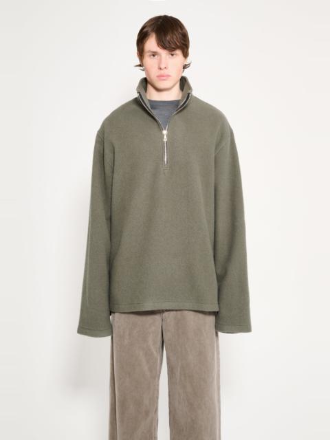 RIER RIER FLEECE POLO CAMOSCIO