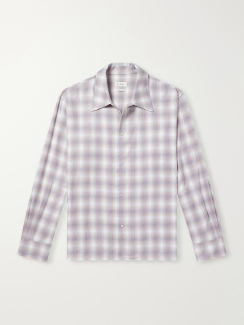 SECOND/LAYER Checked Cotton-Flannel Shirt