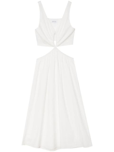 ANINE BING Dione cut-out midi dress