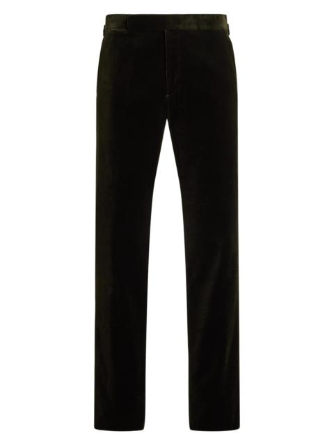 Ralph Lauren Men's Cotton Velvet Slim-Fit Trousers - Loden