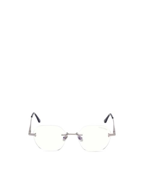 TOM FORD rimless oval-frame glasses