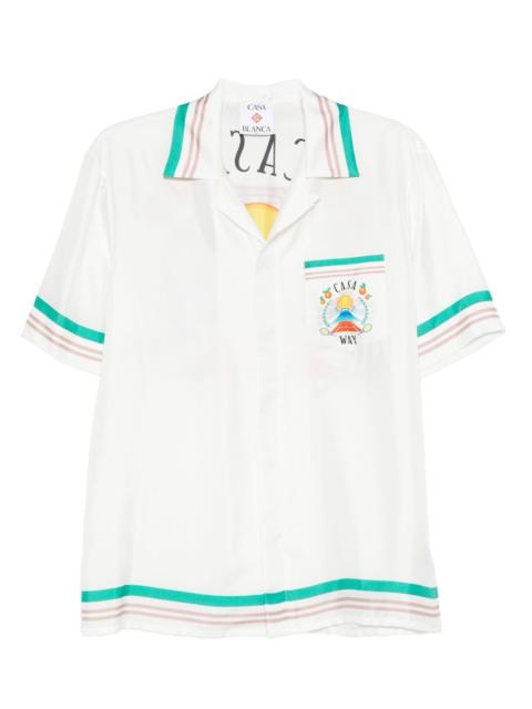 Casa Way stripe-detail shirt