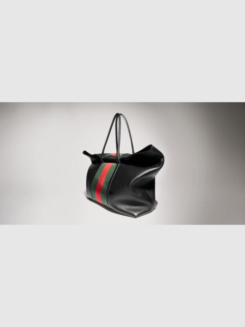 GUCCI Mega Web Trademark medium duffle bag