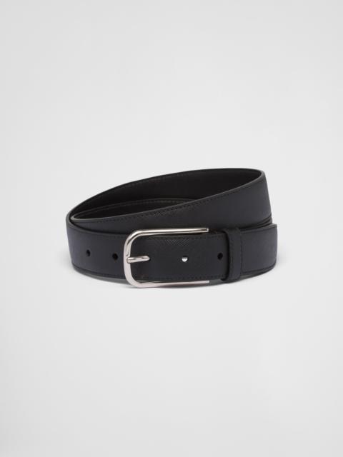 Saffiano belt