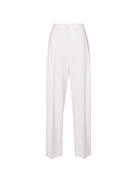 MSGM pleated tailored wool trousers
