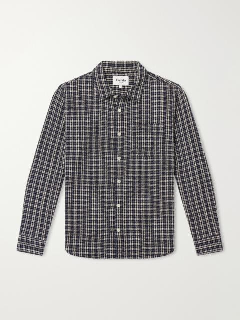 Corridor Reverse Checked Cotton-Tweed Shirt