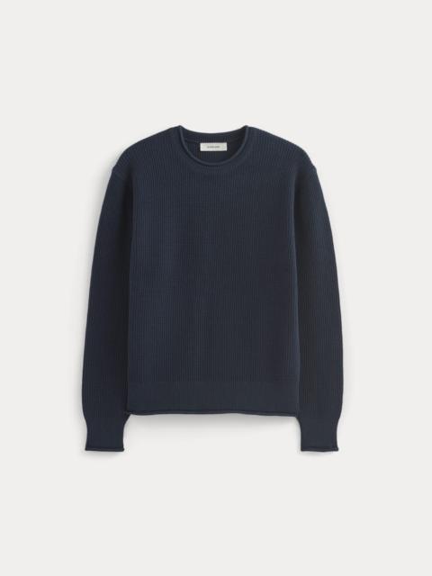 EVERLANE WAFFLE ROLLNECK CREW IN EVERYDAY COTTON