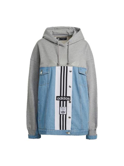 adidas (WMNS) adidas Denim Jacket 'Blue Grey' H59027