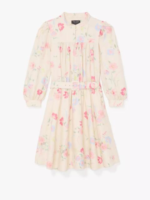 kate spade Whimsical Garden Belted Shirt Dress