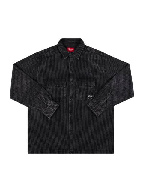 Supreme Corduroy Shirt 'Black'
