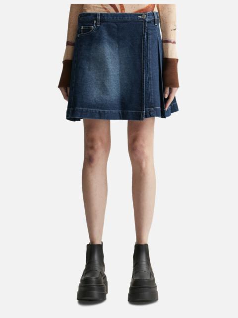 House of Sunny FADE PLEAT SKIRT