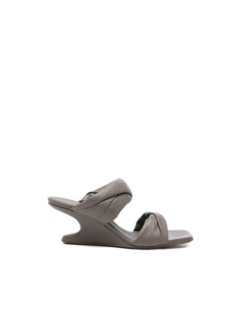 Rick Owens twisted lambskin sandals