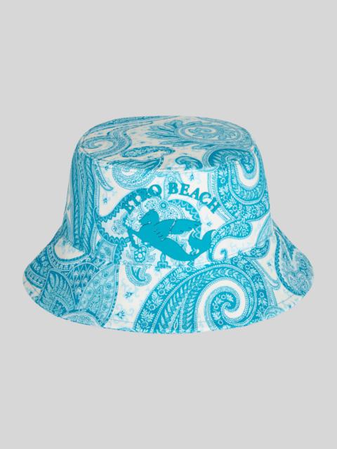 Etro LIQUID PAISLEY BEACH BUCKET HAT