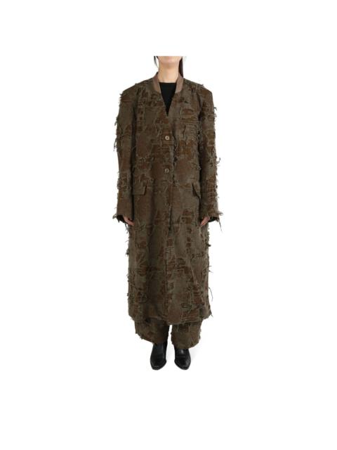 UMA WANG distressed coat