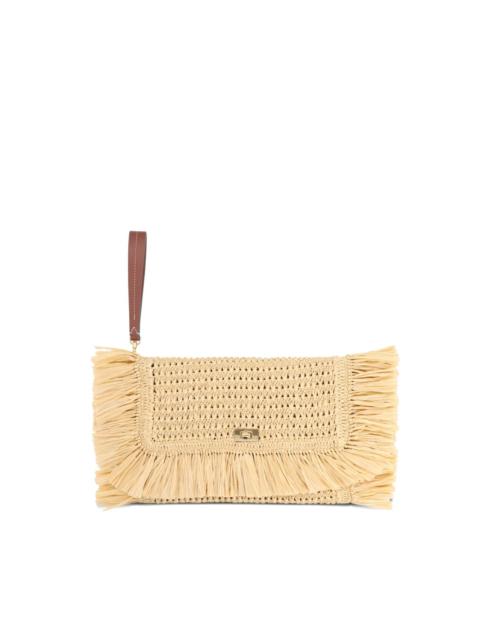 Anya Hindmarch fringed clutch bag