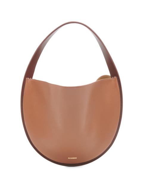 Jil Sander Women's Pivot Leather Hobo Bag - Grape