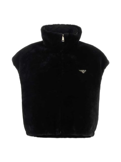 Prada Black Reversible Fur