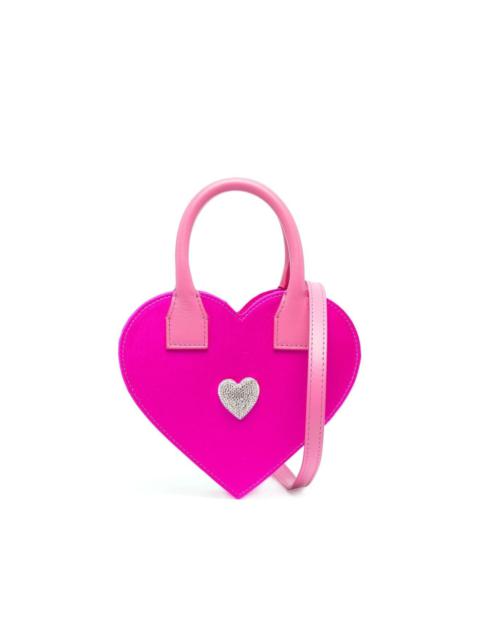 MACH & MACH heart-shape mini bag