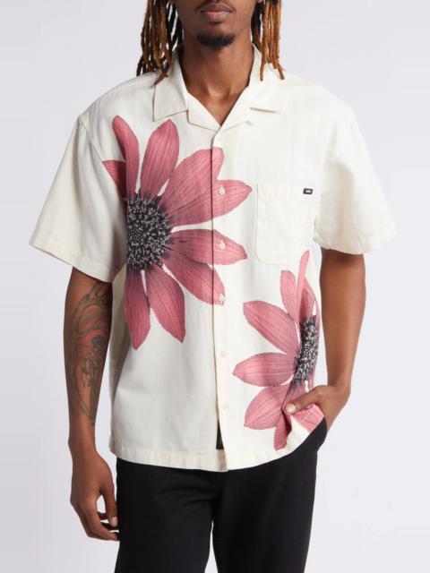 Vans Laurel Floral Cotton & Linen Camp Shirt