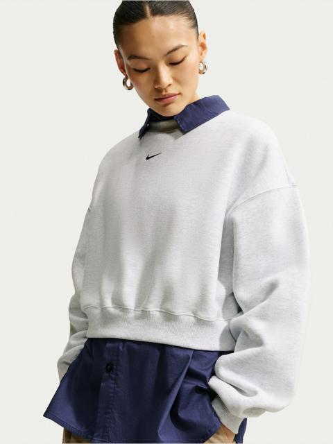 Nike Nike Studio Fleece Medium Weight Women's Oversized Cropped Crew