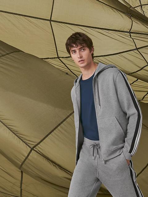 Hermès "Run H" zipped hooded sweater