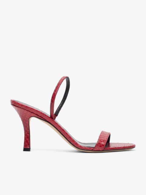 The Row Ella red slingback sandals