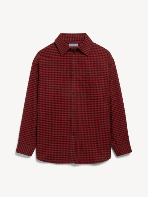 BALENCIAGA Men's Overshirt in Red
