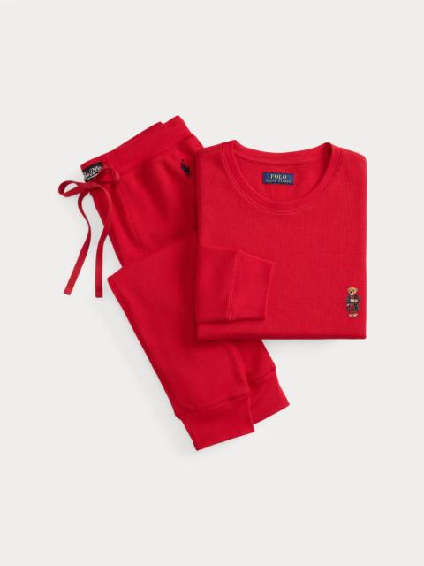 Polo Ralph Lauren Polo Bear Waffle-Knit Sleep Set