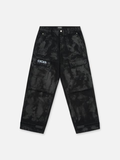 RTA RTA X DDG WYLIE CARGO JEAN | BLACK WAX COATED DDG